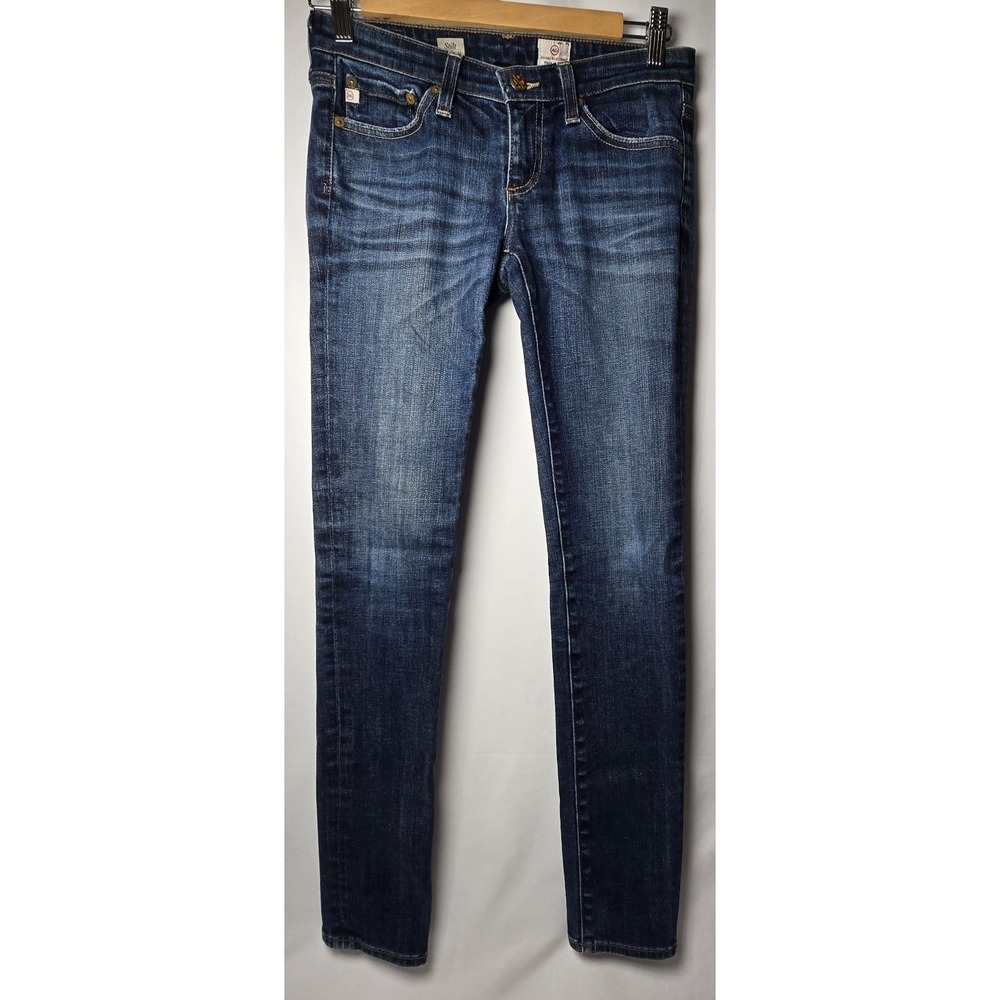 AG Adriano Goldschmied Jeans Women's 25r Dark Blue The Stilt Cigarette Leg Pants